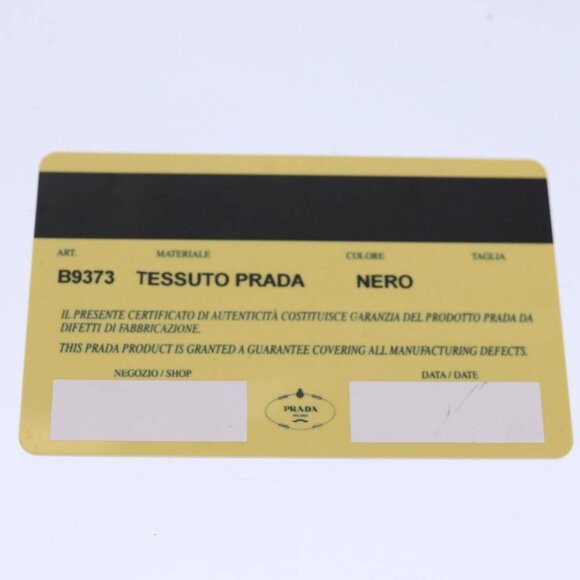 PRADA Shoulder Bag Nylon Black Auth yb570 - Picture 10 of 15